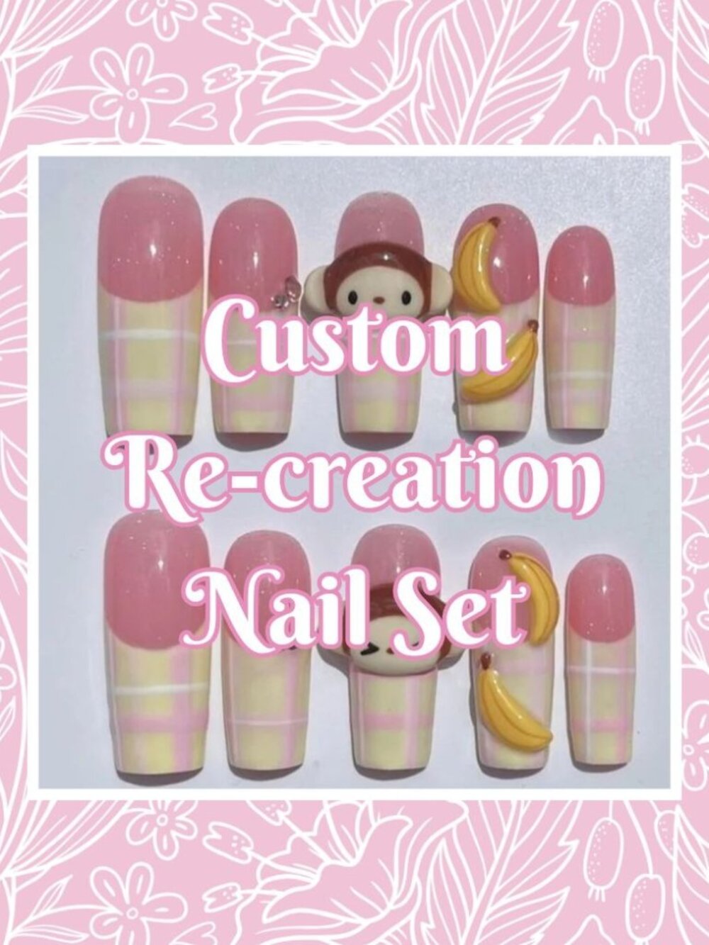 💅 Custom Re-Creation Press-On Nails (Made to Order)